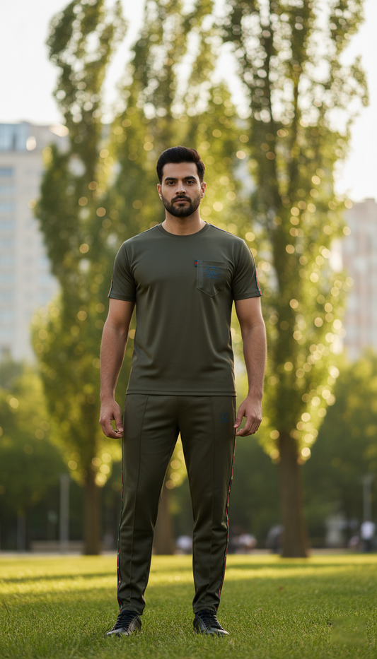 🔥 Men’s Summer Micro Polyester Tracksuit | Lightweight ☀️ | Breathable 🏃♂️ | Stylish Activewear Set 💪