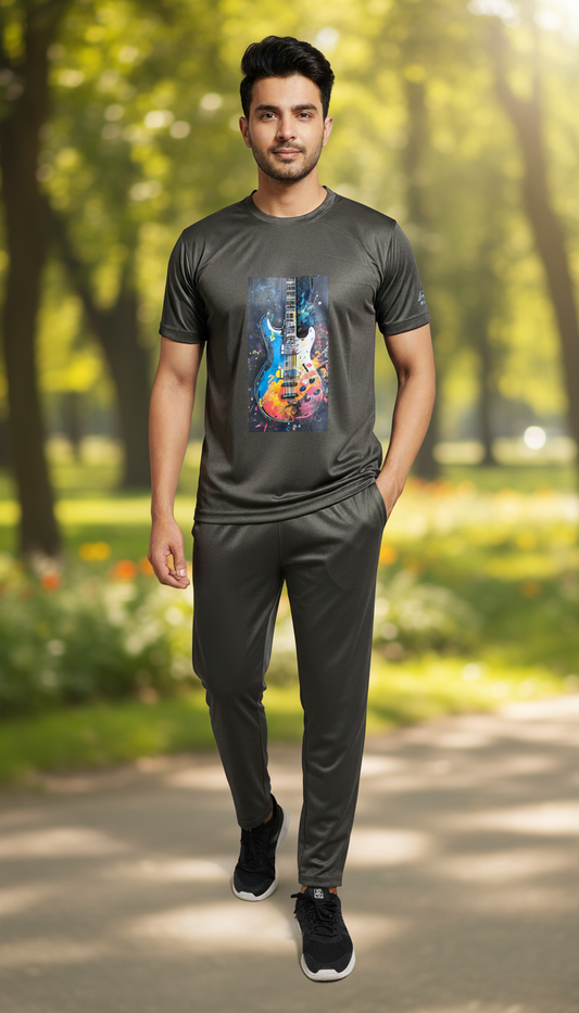 ☀️ Summer Tracksuit for Men | Micro Polyester 🧵 | Lightweight & Quick-Dry 🏃♂️ | Trendy Gym & Casual Wear 💪