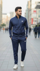 π Navy Blue Men's Tracksuit | Street Fit 2025