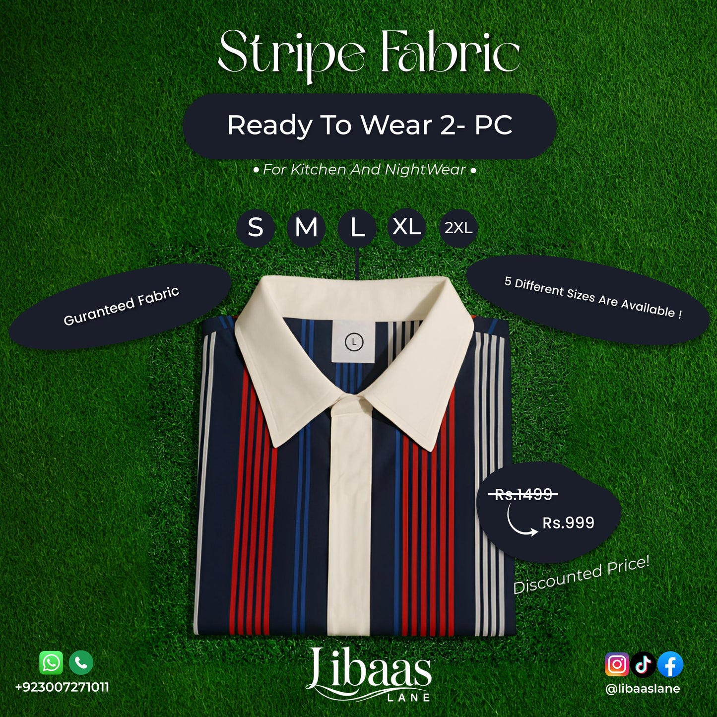 2-Piece Ready-to-Wear Suit – Comfort & Style
