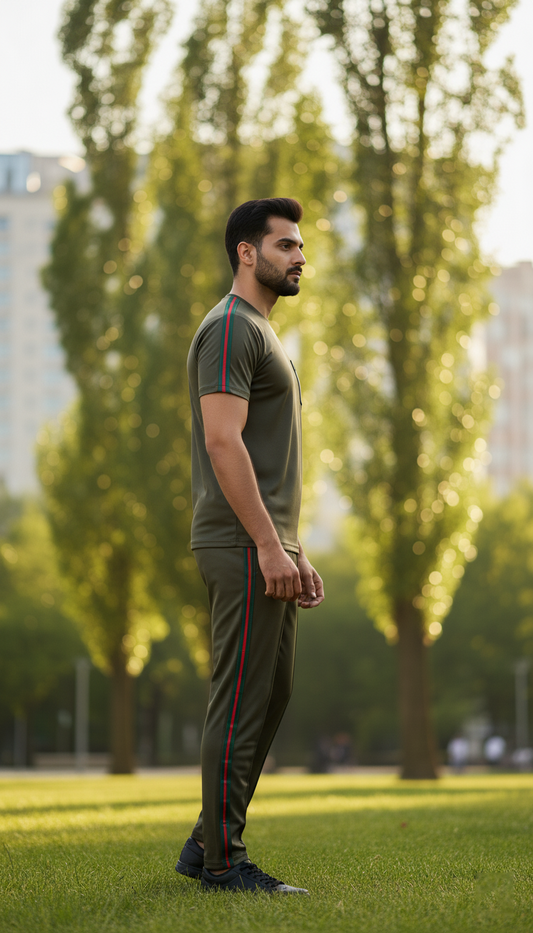 🔥 Men’s Summer Micro Polyester Tracksuit | Lightweight ☀️ | Breathable 🏃‍♂️ | Stylish Activewear Set 💪