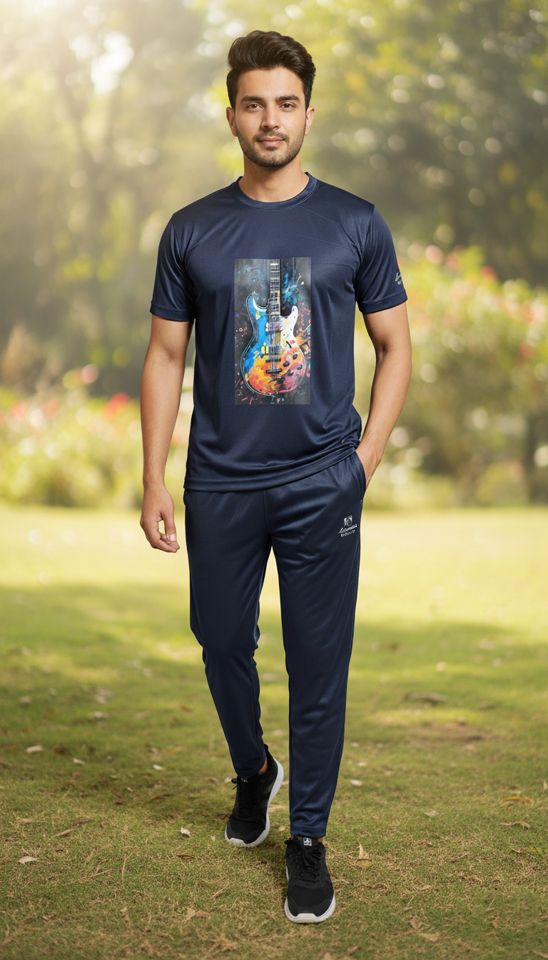 ☀️ Summer Tracksuit for Men | Micro Polyester 🧵 | Lightweight & Quick-Dry 🏃‍♂️ | Trendy Gym & Casual Wear 💪