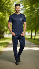 🔥 Men’s Summer Micro Polyester Tracksuit | Lightweight ☀️ | Breathable 🏃‍♂️ | Stylish Activewear Set 💪
