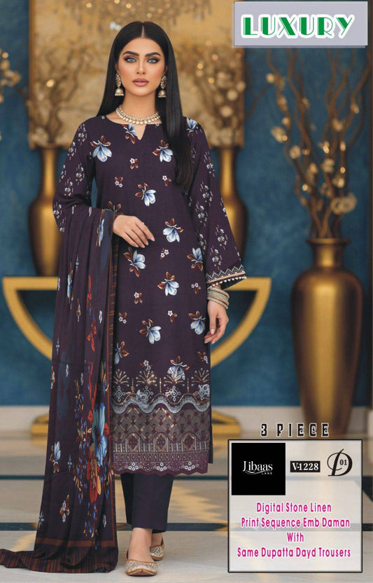 Velvet Touch 3-PC Linen Collection 🌨️💎