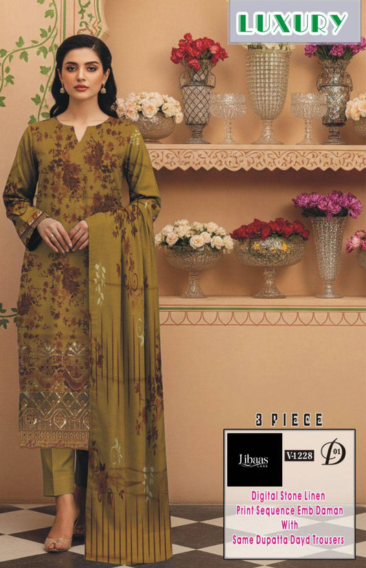 The Warmth Edit – Linen 3-PC Suit ❄️🌿