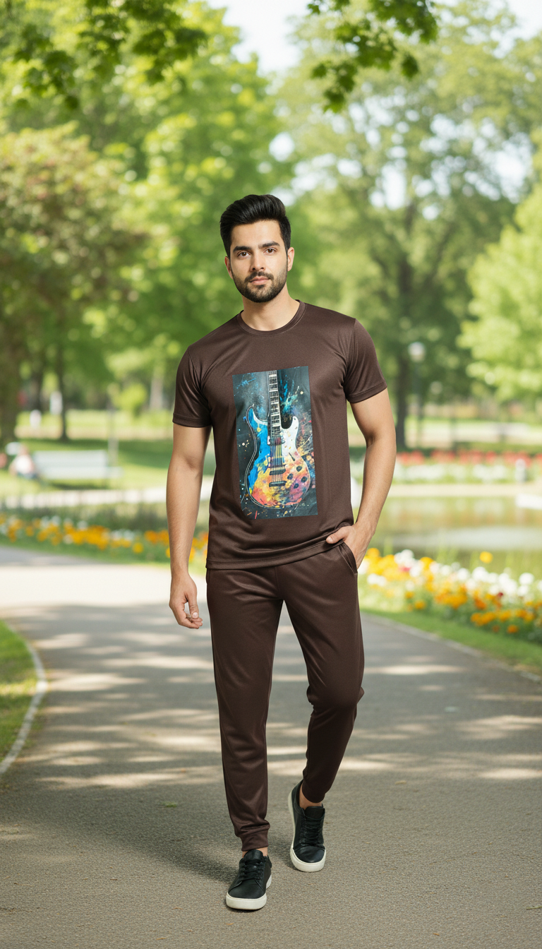 ☀️ Summer Tracksuit for Men | Micro Polyester 🧵 | Lightweight & Quick-Dry 🏃‍♂️ | Trendy Gym & Casual Wear 💪