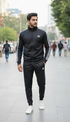 🖤 Black Edition Men's Tracksuit | Street Fit 2025