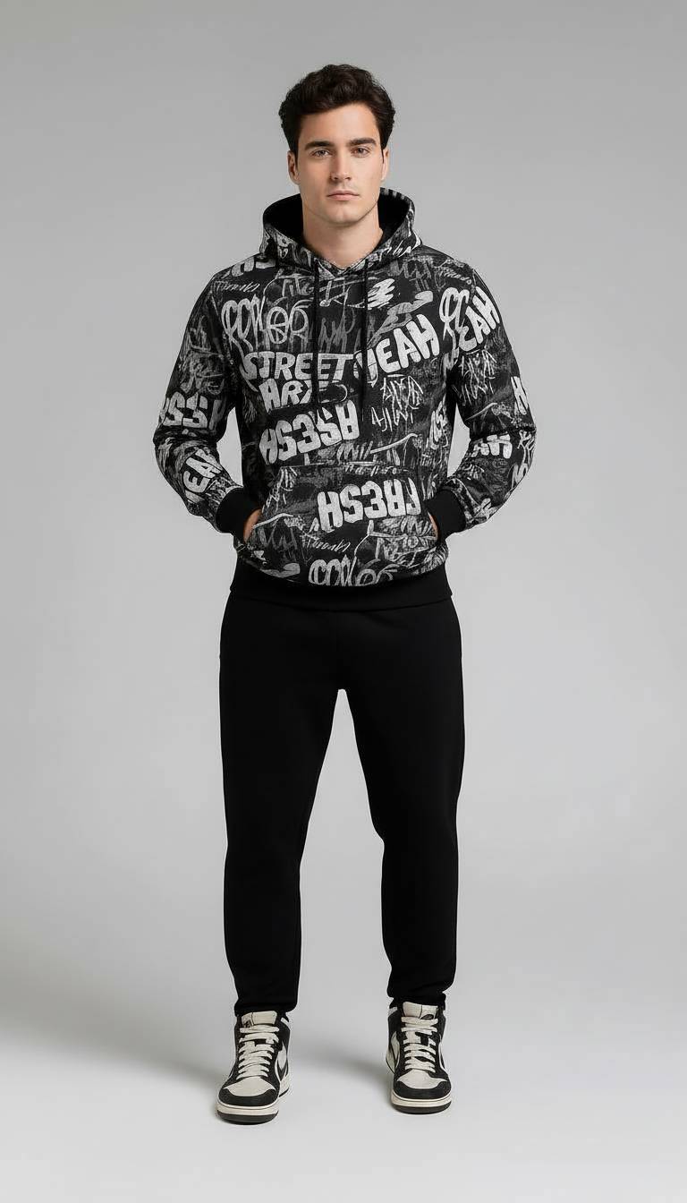 🔥 Just Hoodie | Cozy Street Vibes | Men’s Cotton Fleece 2025