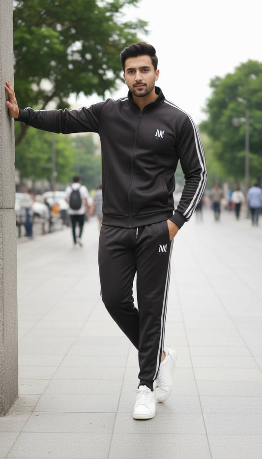 🔥 Maroon Vibe Men's Tracksuit | Street Fit 2025