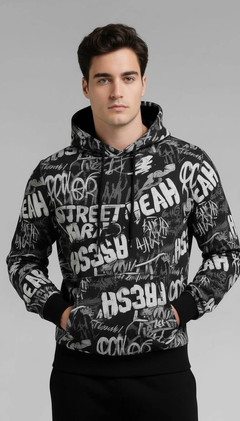 🔥 Just Hoodie | Cozy Street Vibes | Men’s Cotton Fleece 2025