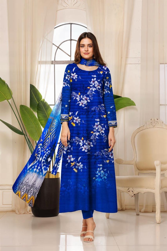 Frosty Elegance – 2-PC Viscose Winter Suit ❄️