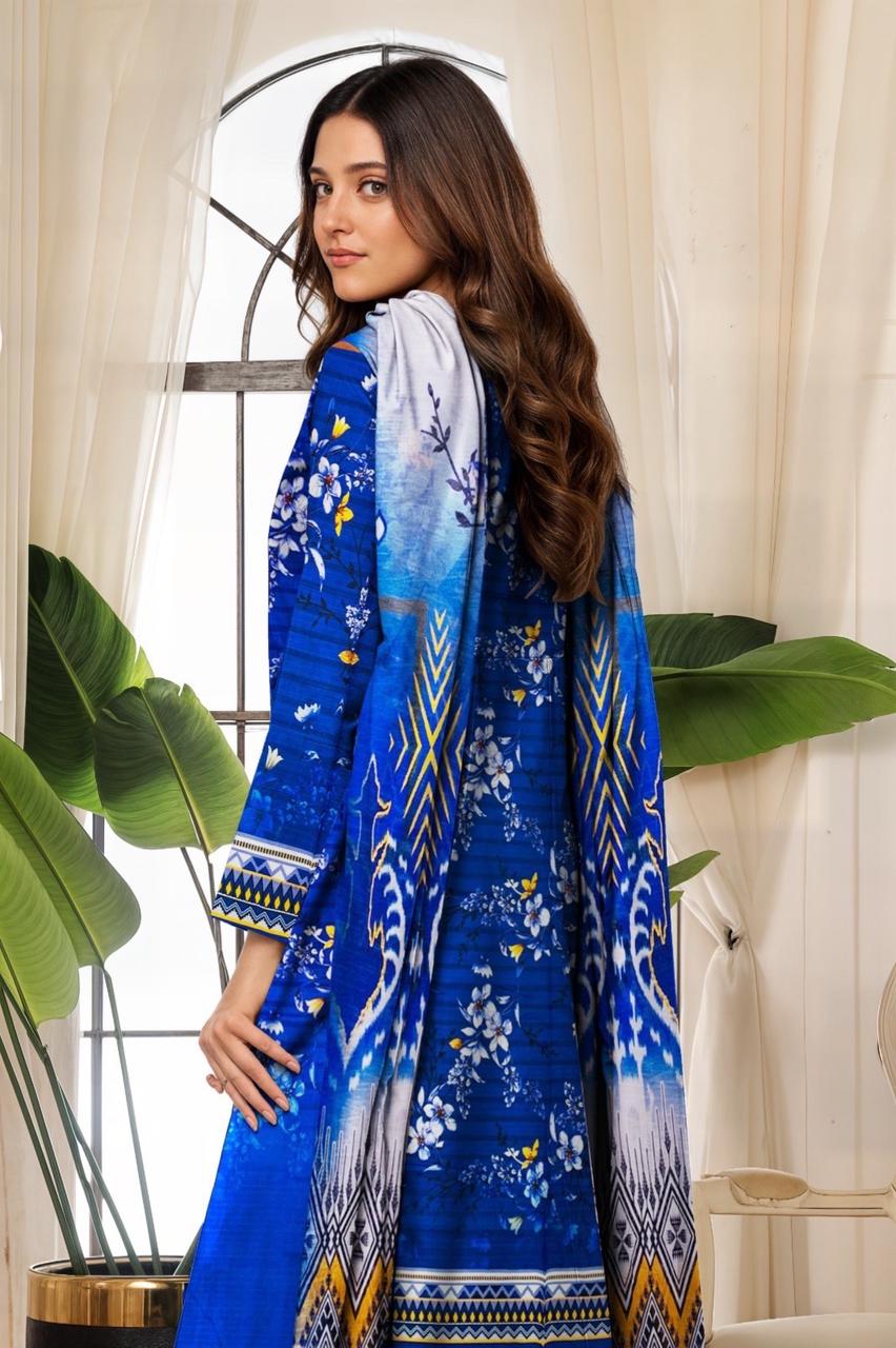 Frosty Elegance – 2-PC Viscose Winter Suit ❄️