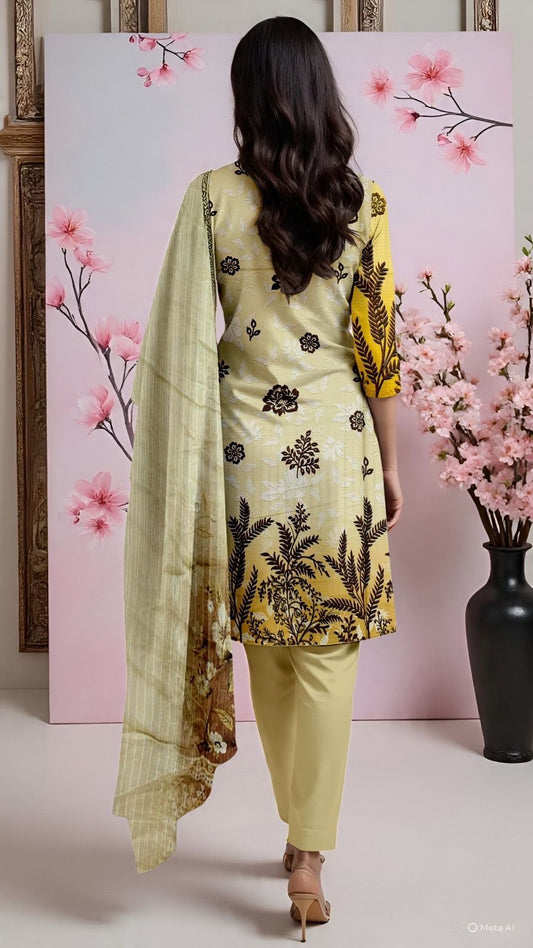 Libaas Lane Exclusive – 2-Piece Viscose Winter Suit 🌺