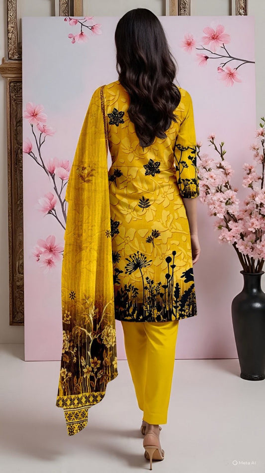 Elegant Aura – 2-Piece Viscose Suit ❄️