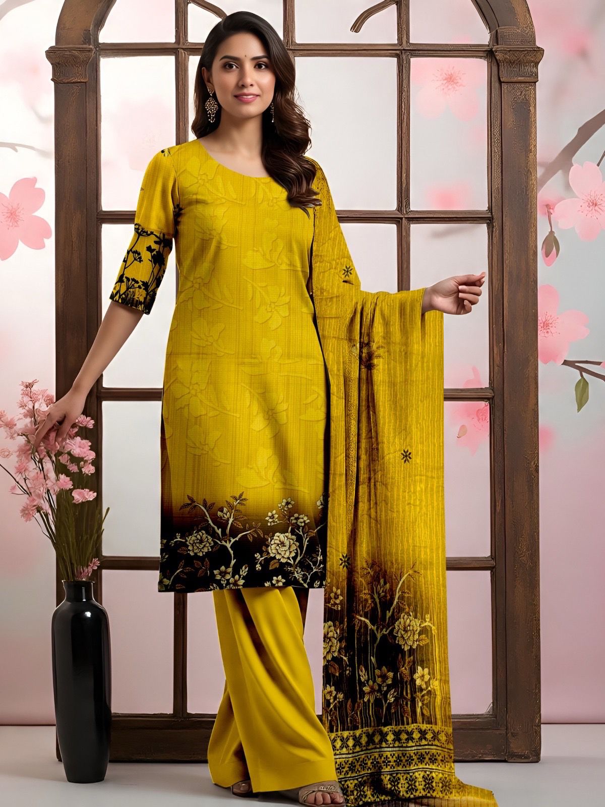 Elegant Aura – 2-Piece Viscose Suit ❄️