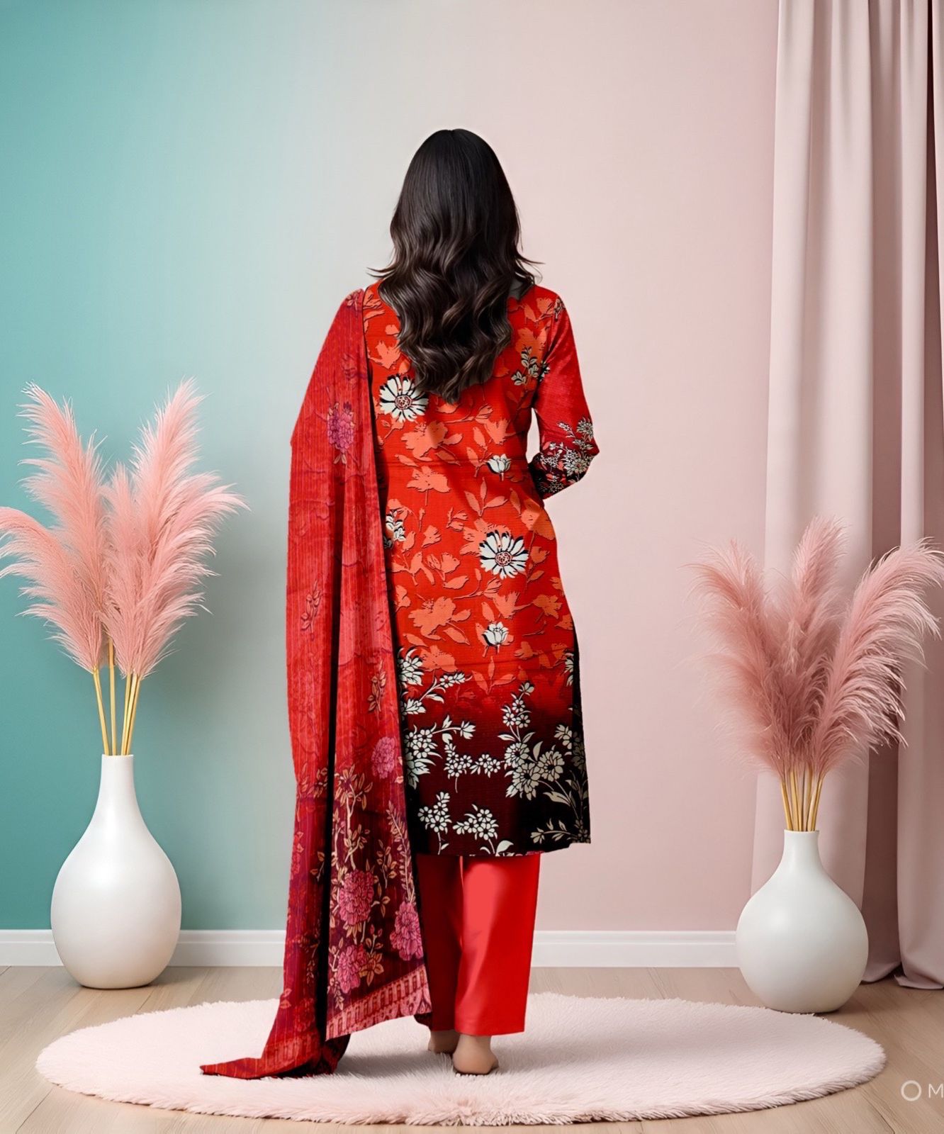 Winter Bloom – 2-Piece Viscose Suit 2025 💐