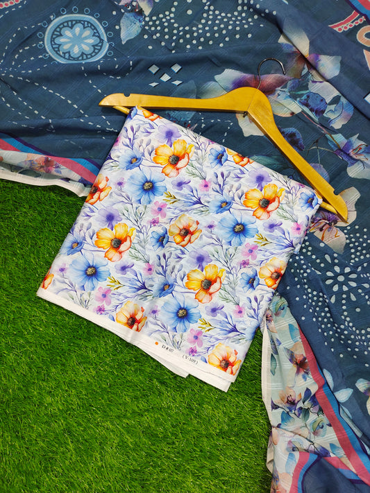3-PC Lawn Unstiched