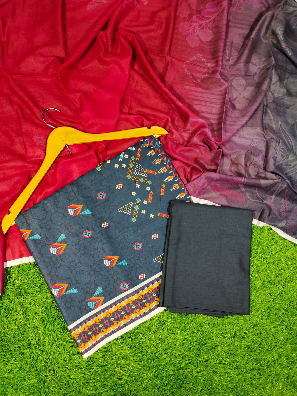 3-Piece all-Over Lawn Suit – Airjet Quality