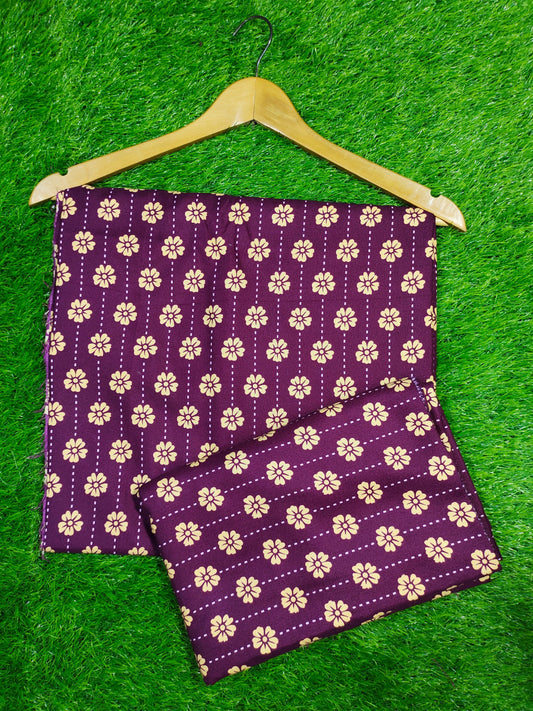 2-Piece Winter Unstiched Suit – Elegant Essentials