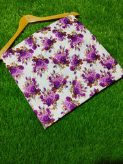 💜🌸 Elegant Purple Floral 2-Piece Suit | Unstiched Trendy Collection ⭐