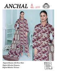 Urban Serenity Khaddar 3-Piece