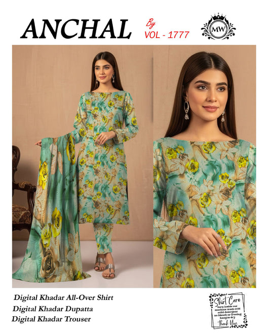 Pure Essence Khaddar Set