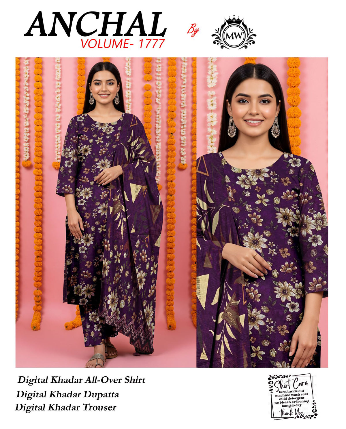 Serene Touch Khaddar 3-Piece